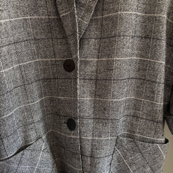 Vintage Plaid Blazer - Picture 4 of 10